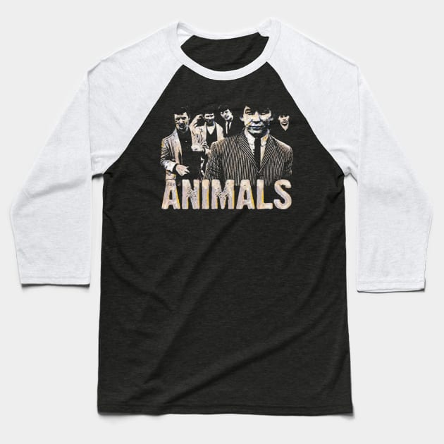 The Animals 3 Baseball T-Shirt by MichaelaGrove